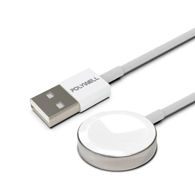 USB磁吸充電線 充電座 1米 適用Apple Watch iWatch 寶利威爾 台灣現貨