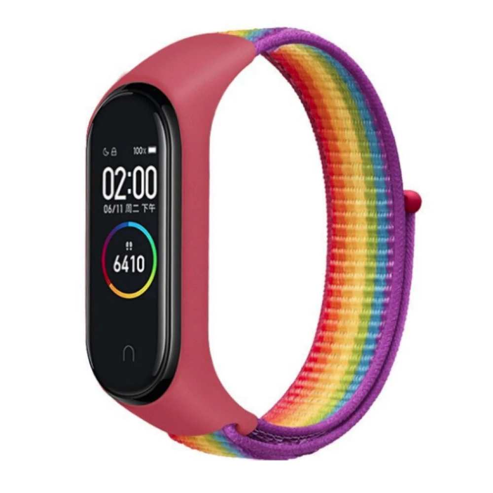 魔比歐小米手環 尼龍編織錶帶(米3/4/5/6/7共用)