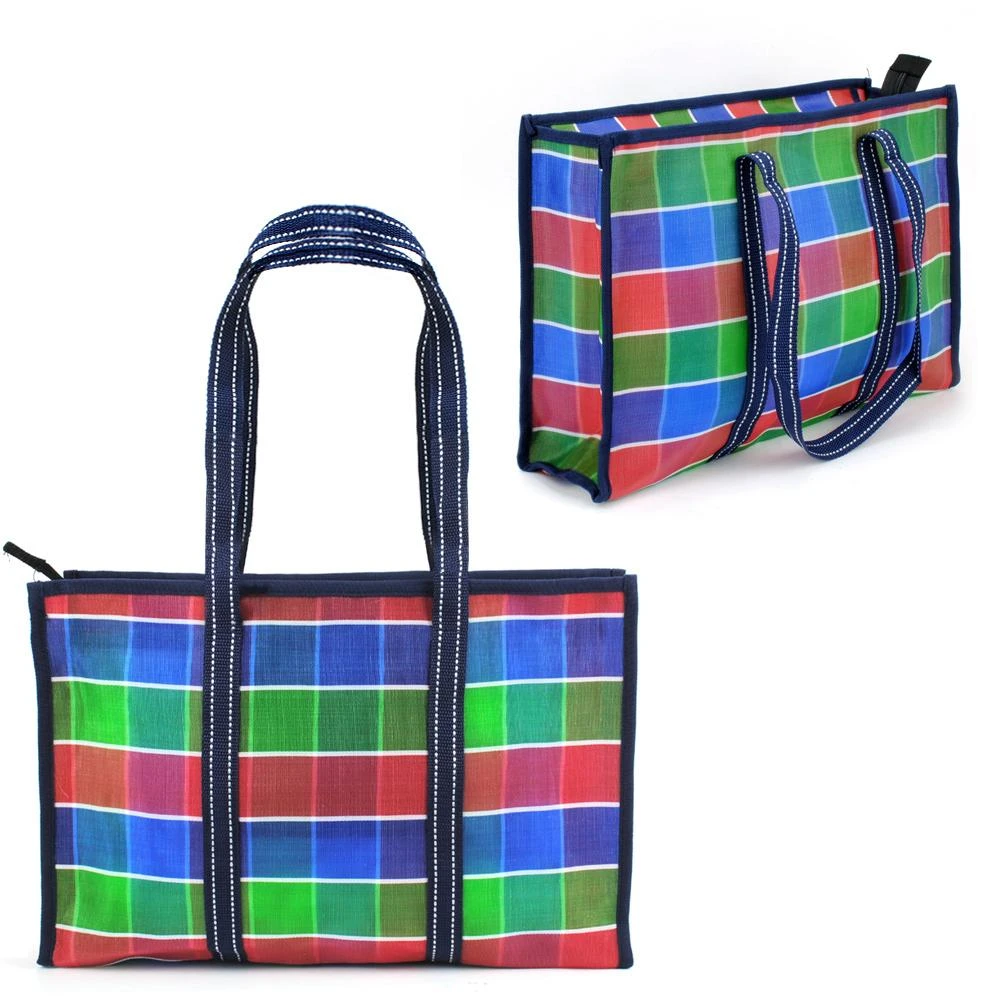 【晨豐商行】台灣茄芷袋/拉鍊手提肩背茄芷袋/精品級茄芷袋/天天袋/帆布袋/購物袋/買菜袋拉鍊手提肩背茄芷袋