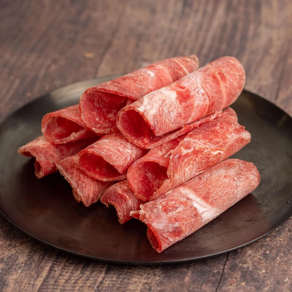 【小嚼士】沙朗牛背肩火鍋肉片 1KG(巴拉圭草飼牛 牛背肩 牛肉 肉品 火鍋肉片 牛火鍋肉片 冷凍肉品 牛肉薄片)