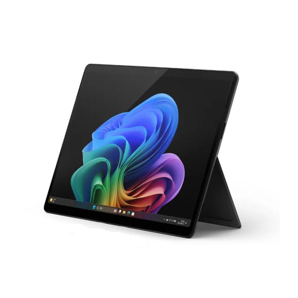 【Microsoft 微軟】白金有槽有筆鍵盤蓋+Surface Pro 第11版 13吋 OLED-石墨黑(X Elite/16G/1TB/W11)