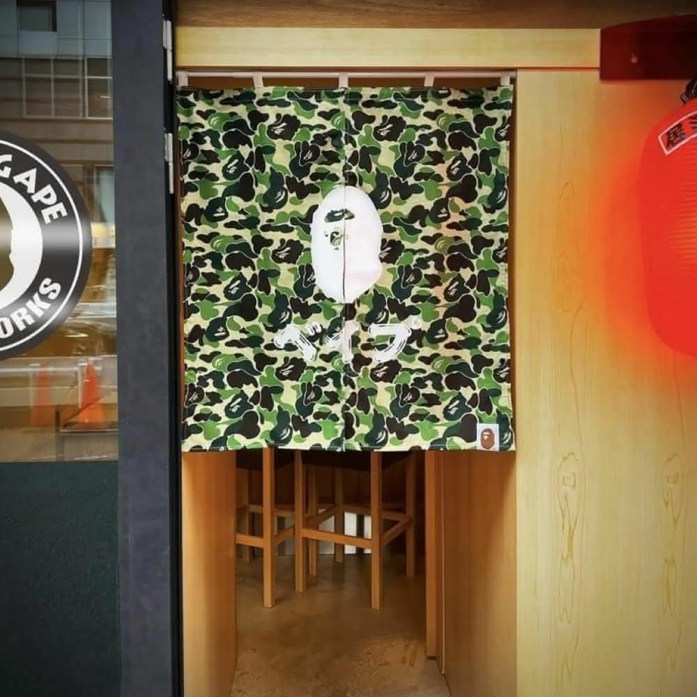 2022SS BAPE APE ABC CAMO NOREN 門簾窗簾迷彩