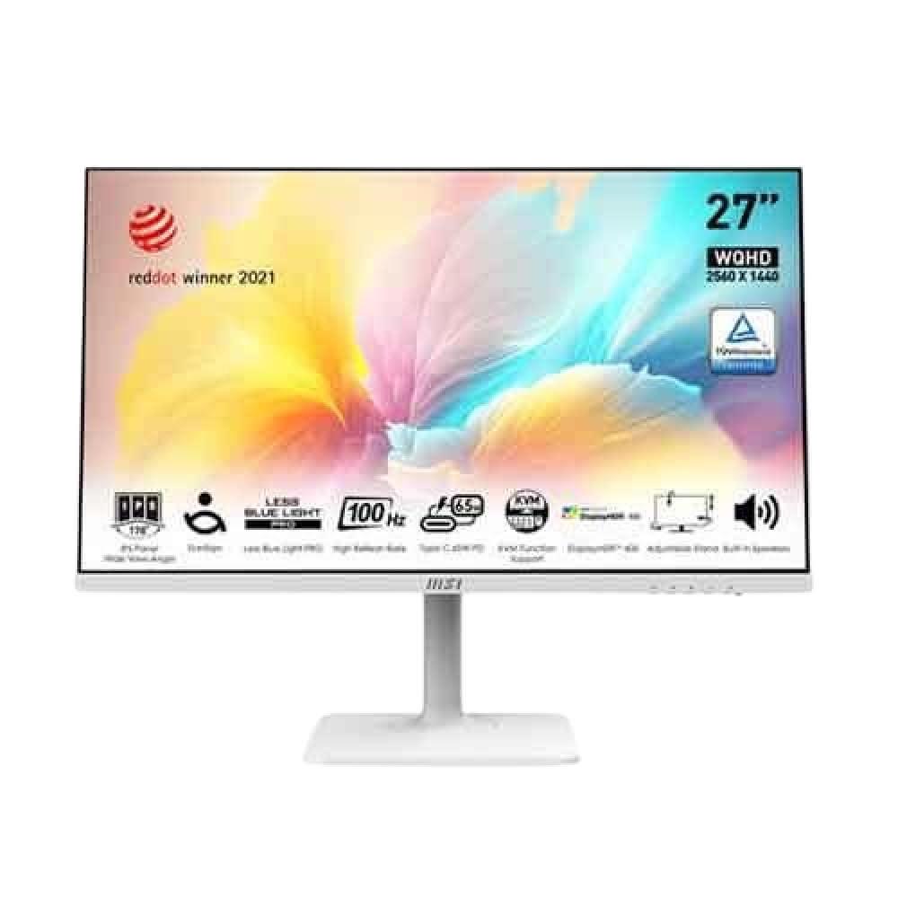 【MSI 微星】27型 Modern MD272QXPW 平面美型螢幕