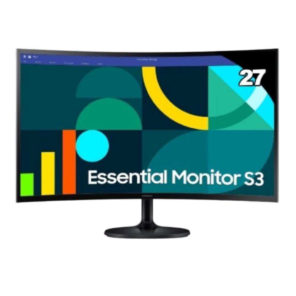 【Samsung 三星】27型 S27D362GAC S3 曲面顯示器