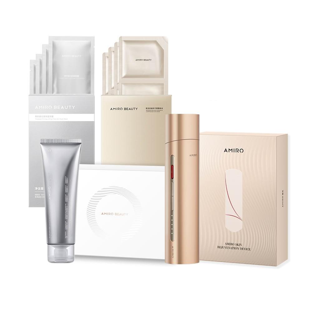 AMIRO 時光機 拉提美容儀 R3 TURBO - 流沙金 + 時光護膚套盒