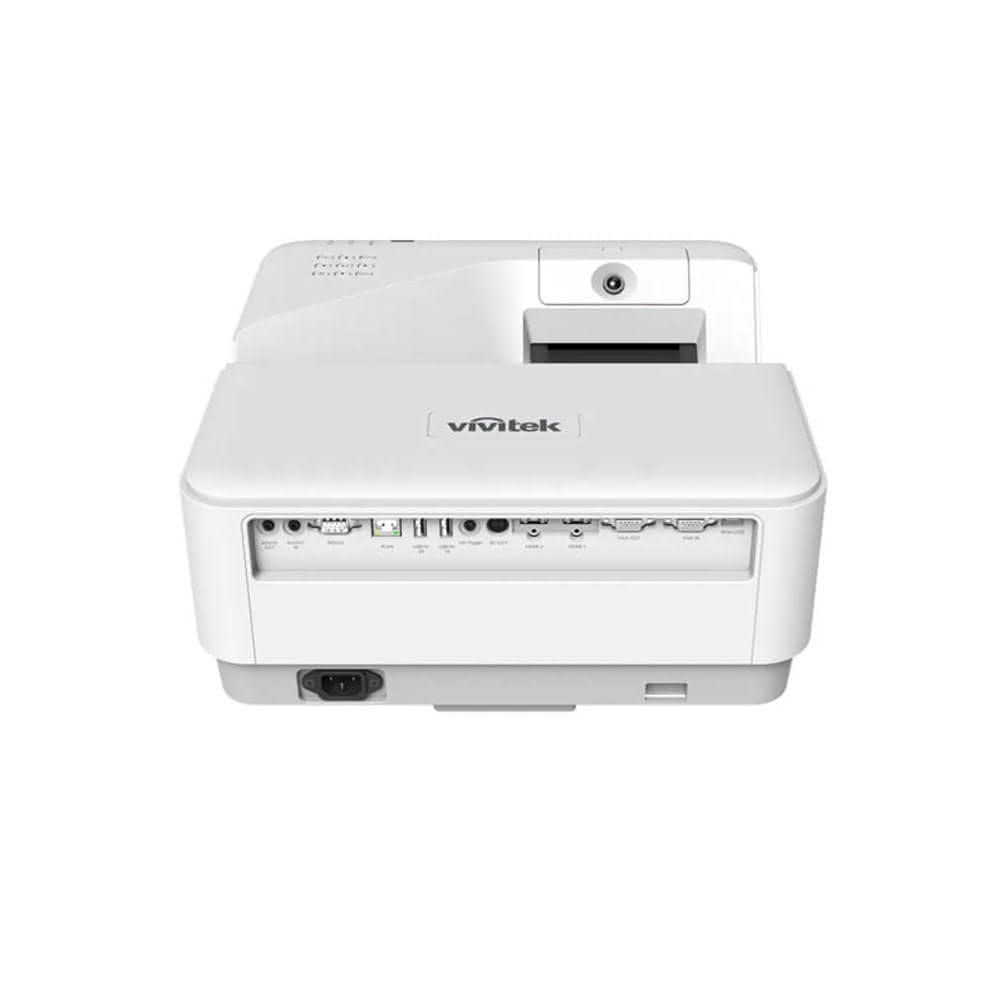 Vivitek麗訊台達 DU775Z-UST Vivitek 麗訊臺達 DU775Z-UST 超短焦雷射投影機,專為商務環境設計,提供 4500 ANSI 流明高亮度與 200,000:1 超高對比,Full HD 1920x1080 解析度,投射比例 0.25:1,距離僅 33-74cm 即可投射 70-150 吋大畫面。採用雷射光源,燈泡壽命長達 20,000 小時,內建喇叭支援 HDMI v2.0 與 VGA 輸入,白色系外觀輕巧僅 9kg,適合會議室與教育場合。Vivitek DU775Z-UST 超短焦投影機,高效能商務雷射投影首選!