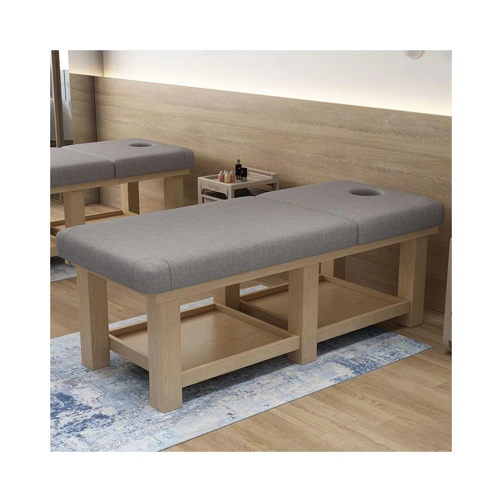 實木美容床美容院專用按摩床理療床推拿多功能采耳美體紋繡美之程