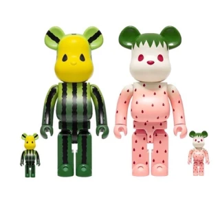 BE＠RBRICKペコちゃんThe overalls girl 100%400% MEDICOM TOY - BE@RBRICK ペコちゃん The overalls girl 100