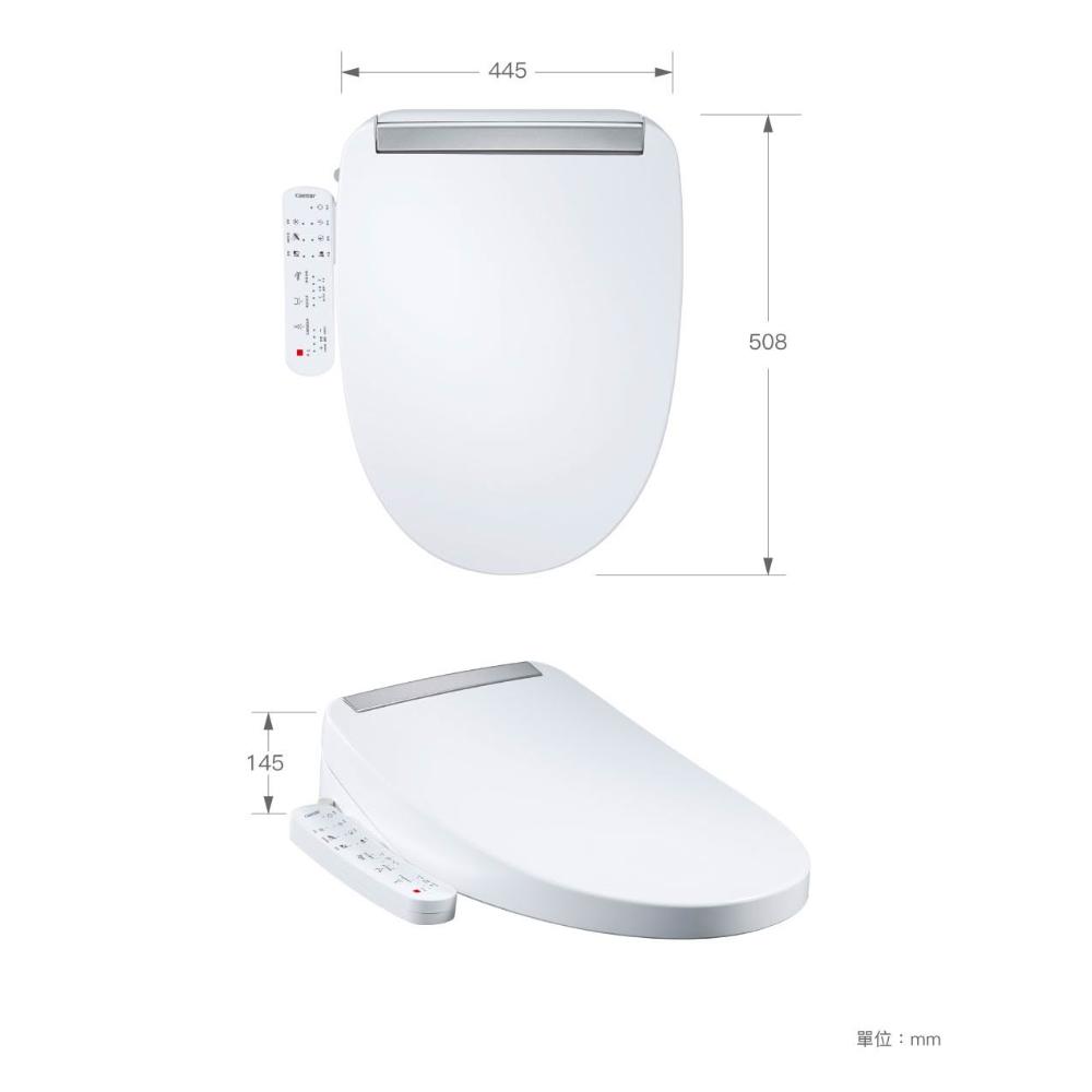【CAESAR 凱撒衛浴】瞬熱式電腦馬桶座 免治馬桶蓋 TAF501 瞬熱式溫水洗淨便座 烘乾功能、觸媒除臭盒 溫水溫座 免治