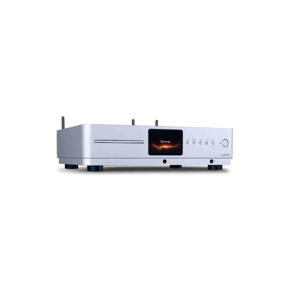 Audiolab Omnia Audiolab Omnia 是英國專業音響品牌的銀色系立體聲擴大機,尺寸 440 x 156 x 327 mm,重量僅 9.1 kg,支援 WiFi 和藍芽連線,適合居家娛樂。產自其他國家,電源供應 110V,附原廠配件,提供 1 年保固。完美結合高品質音效與現代無線技術,讓您輕鬆享受立體聲音樂體驗。