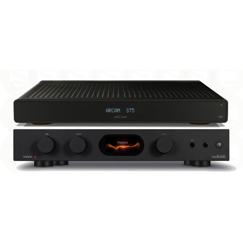 Audiolab 7000A 藍芽綜合擴大機 + ARCAM ST5 串流播放機 - 串流音樂組合
