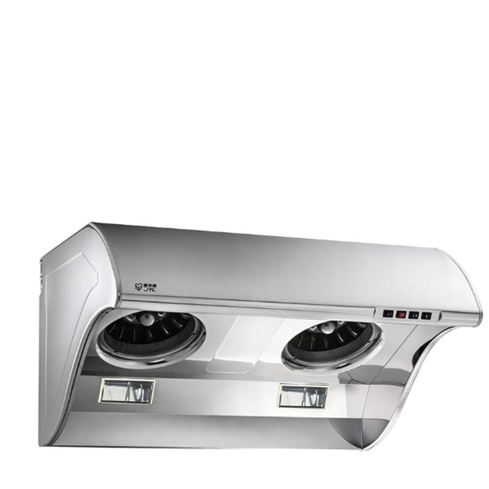 【喜特麗】90公分斜背式TURBO增壓馬達大風胃排油煙機 抽油煙機JT-1710L基本安裝