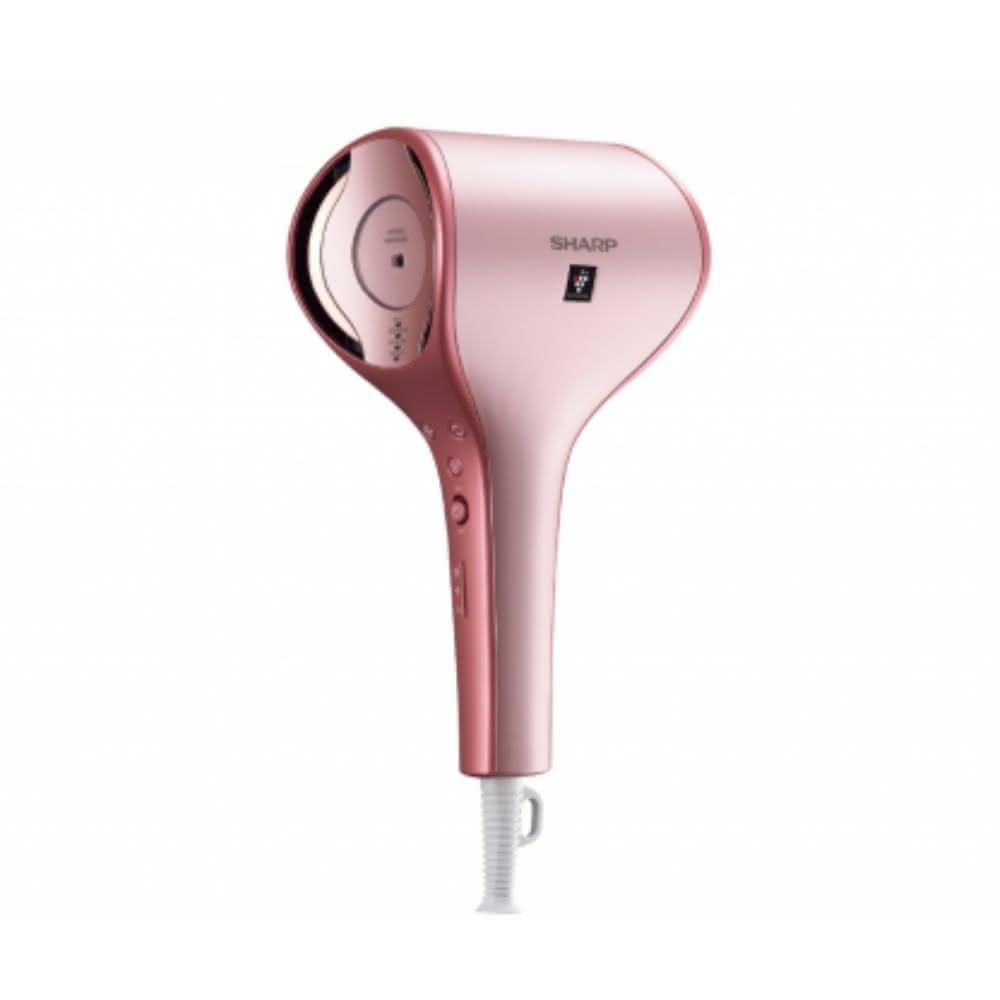SHARP夏普 IB-WX1T-P 粉紅色吹風機，1400W強勁功率，兩段溫度與風速調整，適合日常造型與護髮。中國製造，主機尺寸23.3×8.8×13.2cm，配備可拆式特殊吹嘴，非折疊設計，國際電壓無，享1年保固。輕鬆打造完美髮型，提升居家美髮體驗。