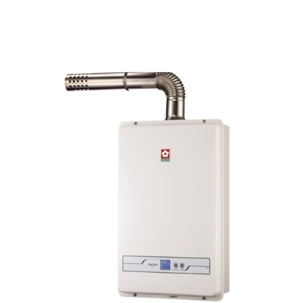 櫻花13公升強制排氣(與H1335/H-1335同款)熱水器天然氣H-1335N基本安裝