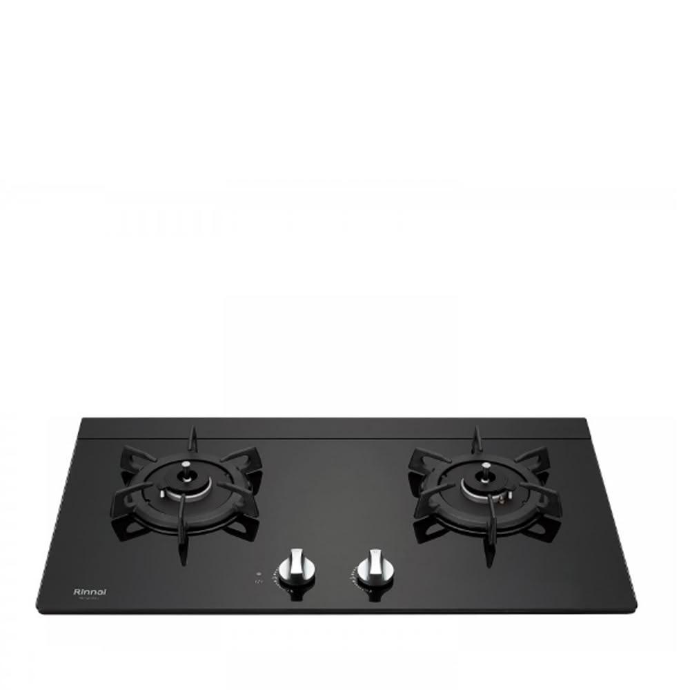 【林內】感溫二口爐檯面爐感溫爐(與RB-Q230G(B)同款)瓦斯爐桶裝瓦斯RB-Q230G(B)_LPG 基本安裝