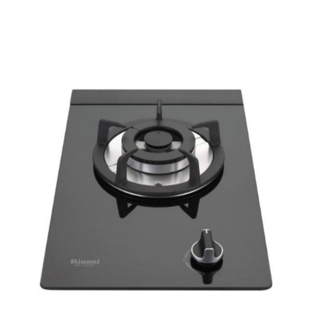 【林內】單口玻璃防漏檯面爐黑色鋼鐵爐架(與RB-100GH-B同款)瓦斯爐桶裝瓦斯RB-100GH-B_LPG 基本安裝