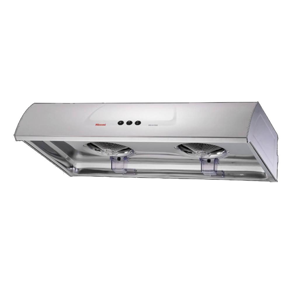 【林內】圓弧型不鏽鋼90公分排油煙機RH-9176S 基本安裝