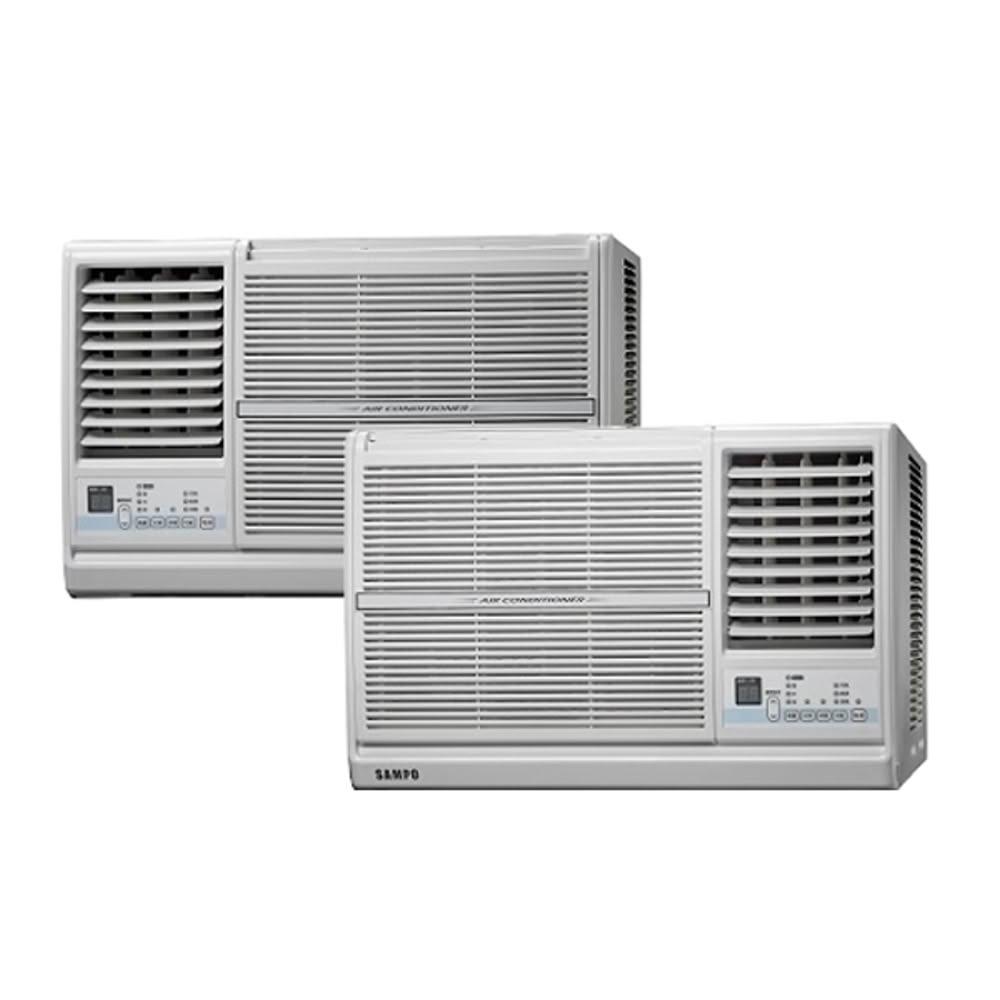 【SAMPO 聲寶】定頻左吹窗型冷氣10坪AW-PC63L