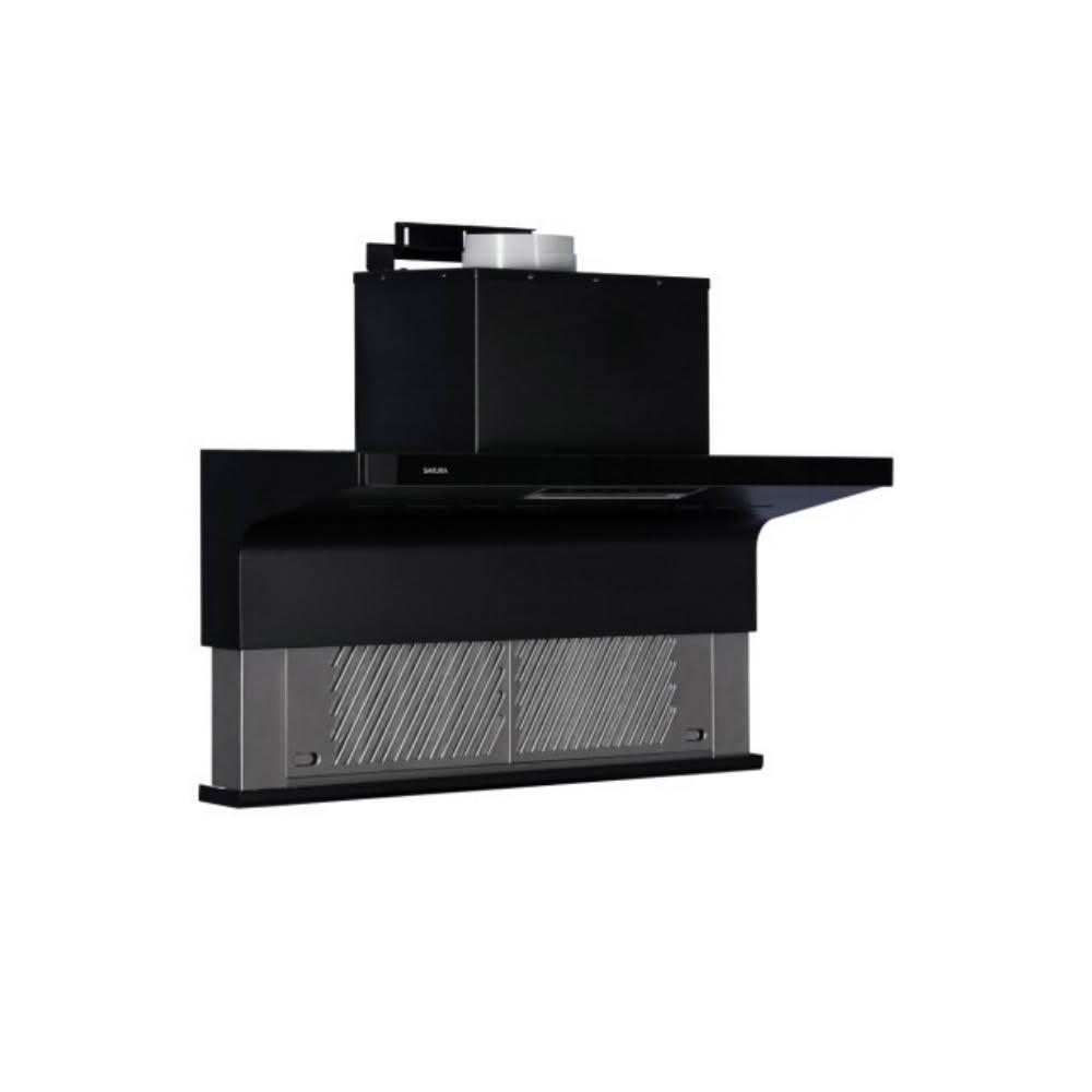 櫻花90公分近吸式半隱藏式升降款排油煙機R7352AXL 標準安裝