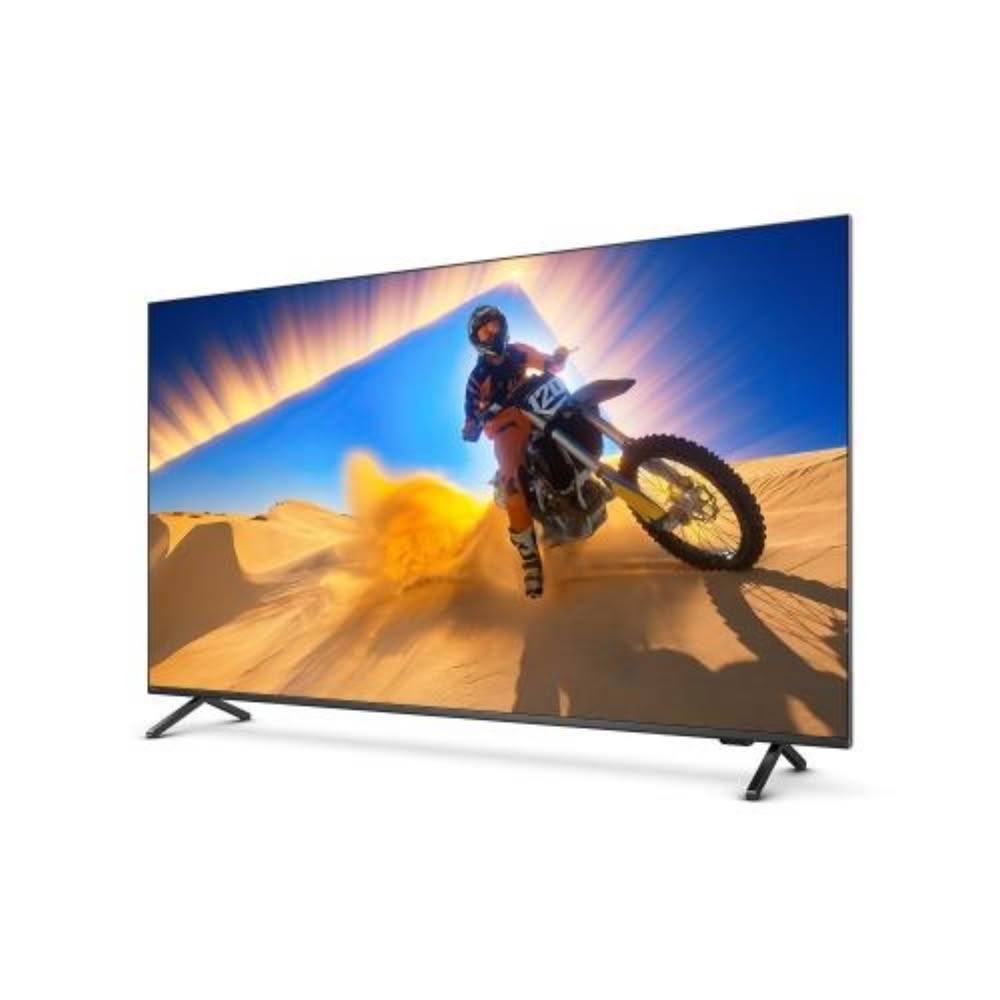  PHILIPS 飛利浦 65PML9109 65吋 4K UHD 智慧電視，搭載 120Hz 倍頻面板，提供細膩 3840x2160 解析度畫質。支援杜比數位音效與環繞音場，40W 喇叭輸出強勁重低音。內建聯網功能，2組 USB 與 4組 HDMI 端子，輕巧 23kg 設計，適閤家庭娛樂。3年保固，中國製造，BSMI 認證 R33037，含桌上型基本安裝服務。 