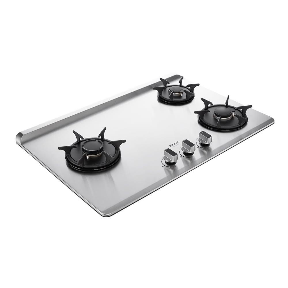 Rinnai 林內 檯面式彩焱不銹鋼三口爐 RB-L3700S(L) 含運不安裝