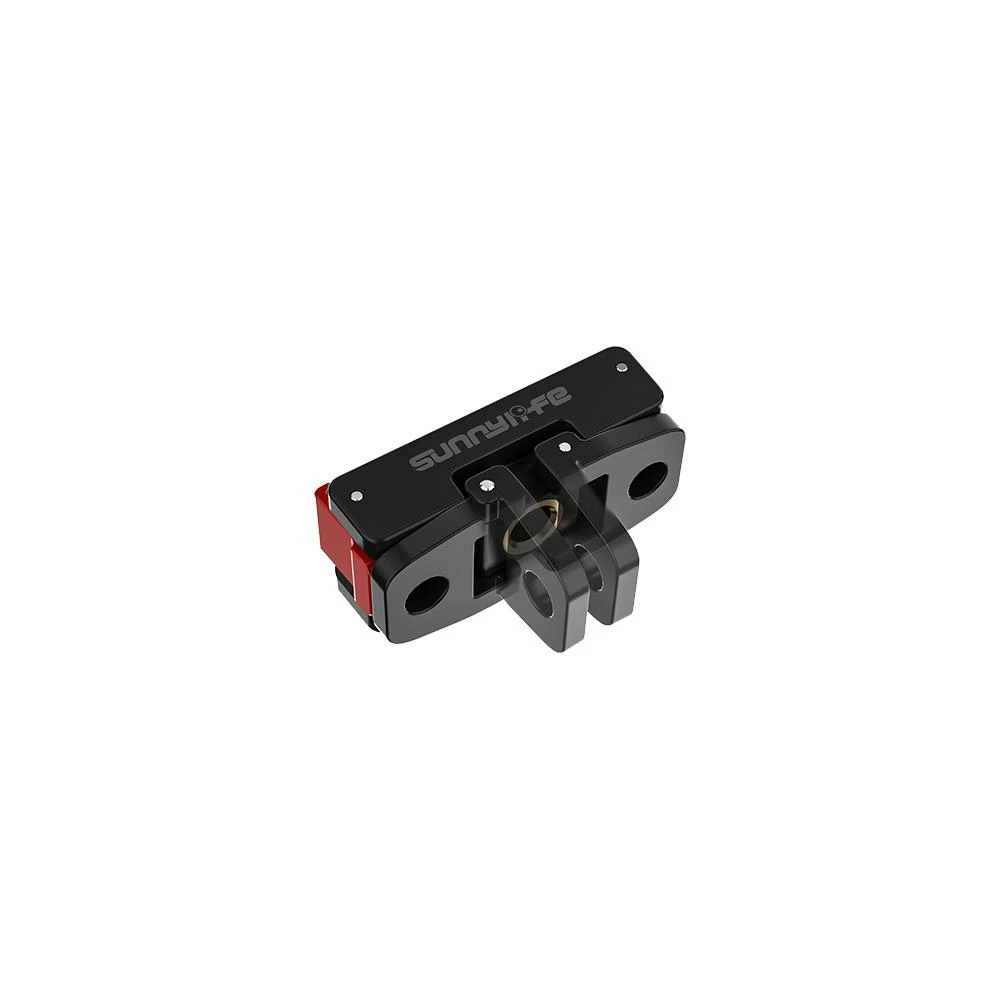 【DJI】Action 5 PRO、4 、3 、2 磁吸轉接頭-底下含1/4螺紋接點/方便接自拍棒/快拆支架