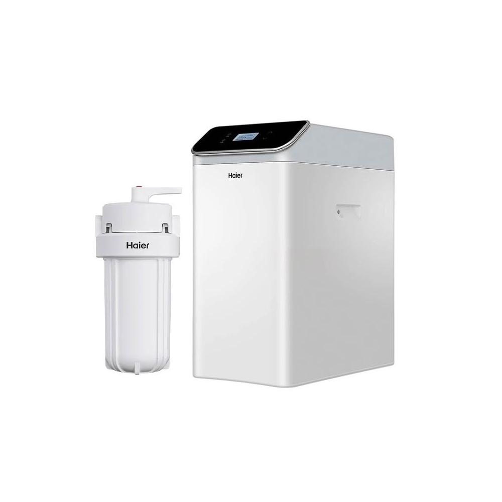 【Haier 海爾】海爾全屋反沖洗淨軟水—頂客小資組｜HR-CWP10-VACF｜HR-CWS-U1｜贈原廠10KG鹽錠3包