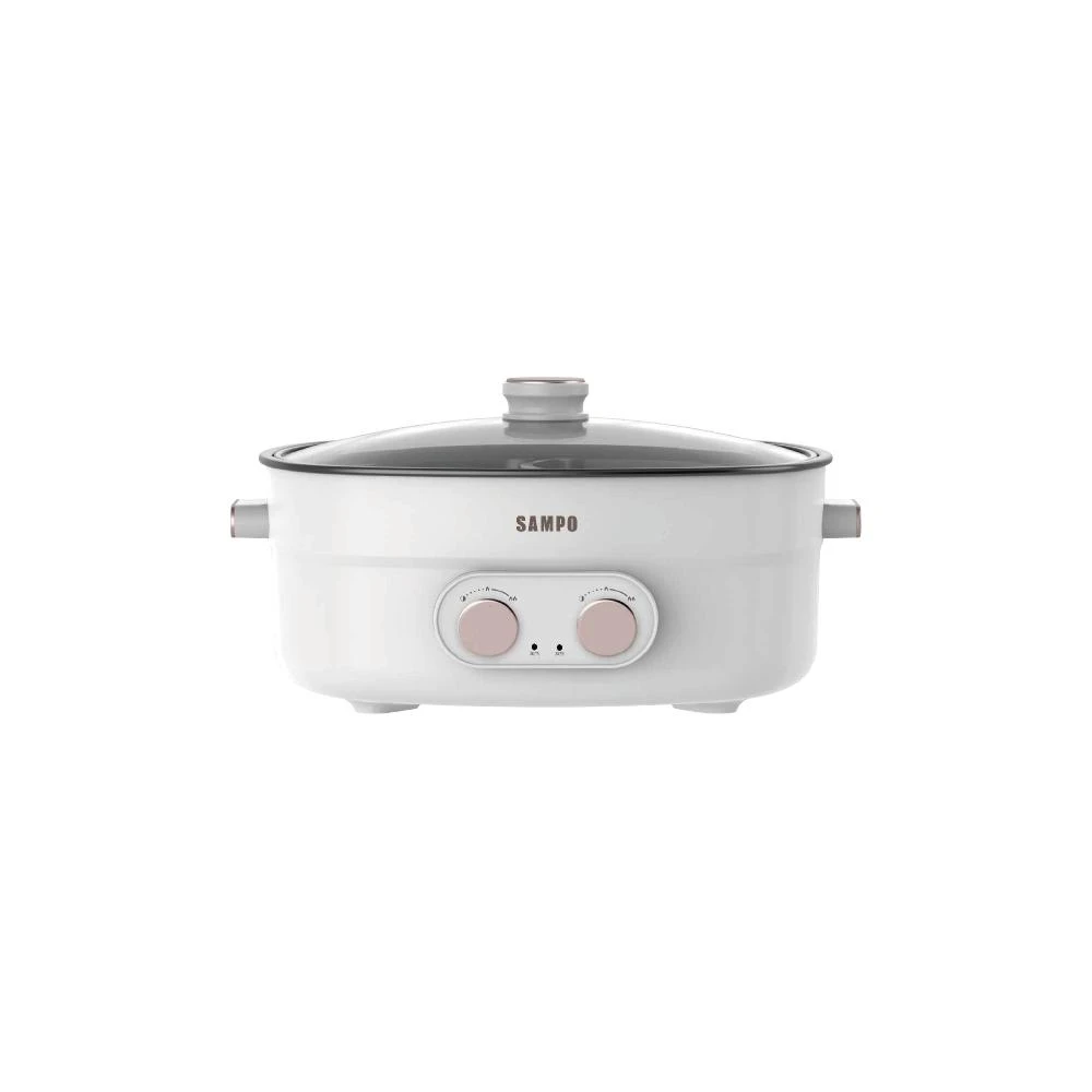 【SAMPO 聲寶】SAMPO 聲寶  4L雙溫控鴛鴦鍋 (TQ-AA40W) 一體成型內鍋