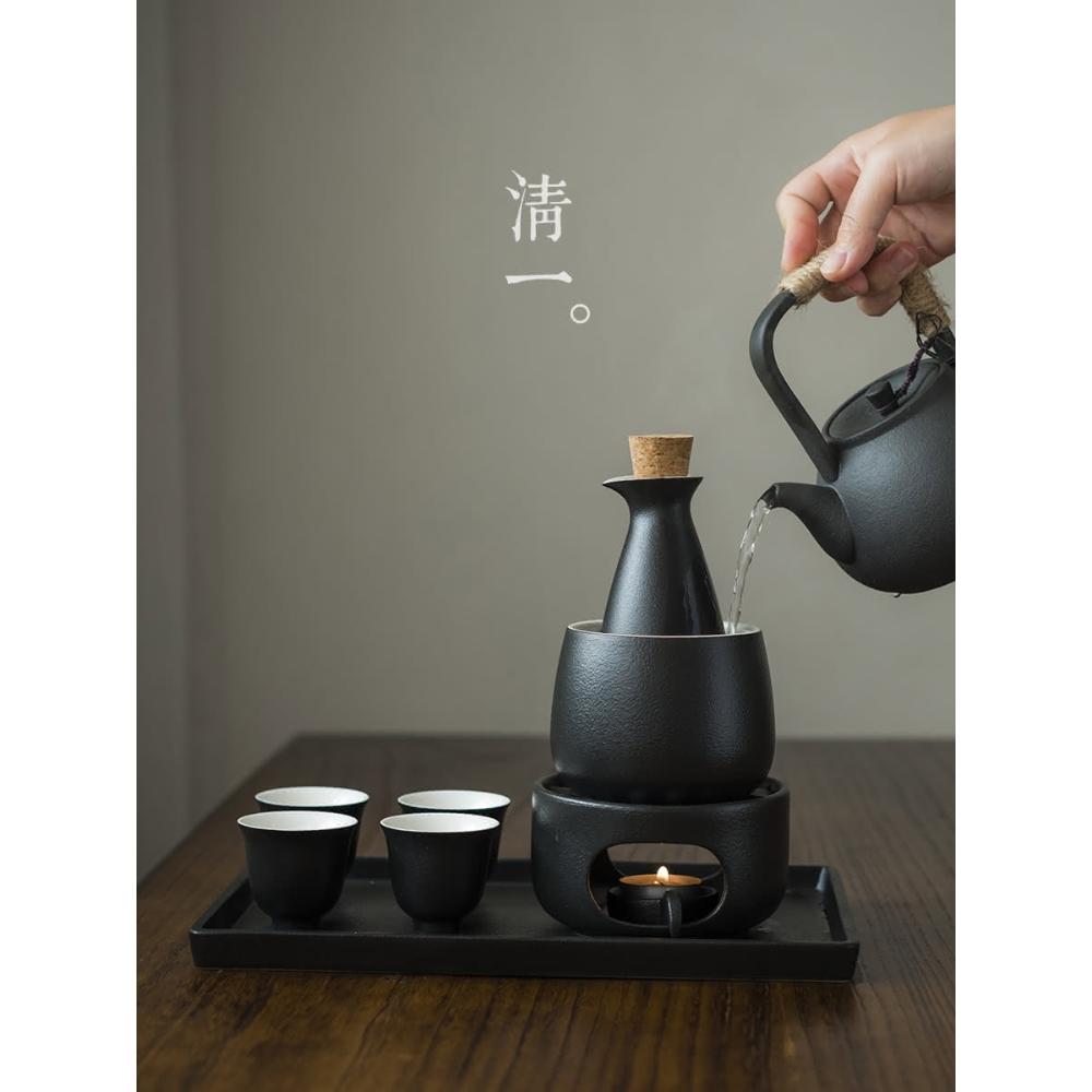 清一丨日式清酒壶套装：还原古法酿酒仪式感，让你在家也能享受