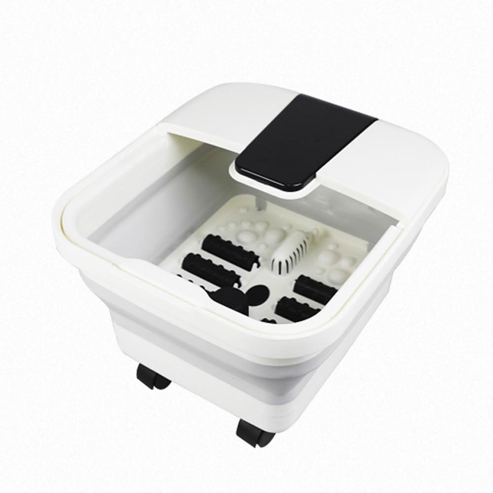 【勳風】石墨烯氣泡按摩折疊式足浴機 白色 GHF-K5785