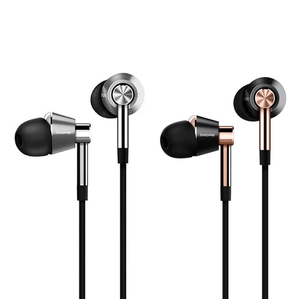 【1MORE】三單元圈鐵入耳式有線耳機 E1001