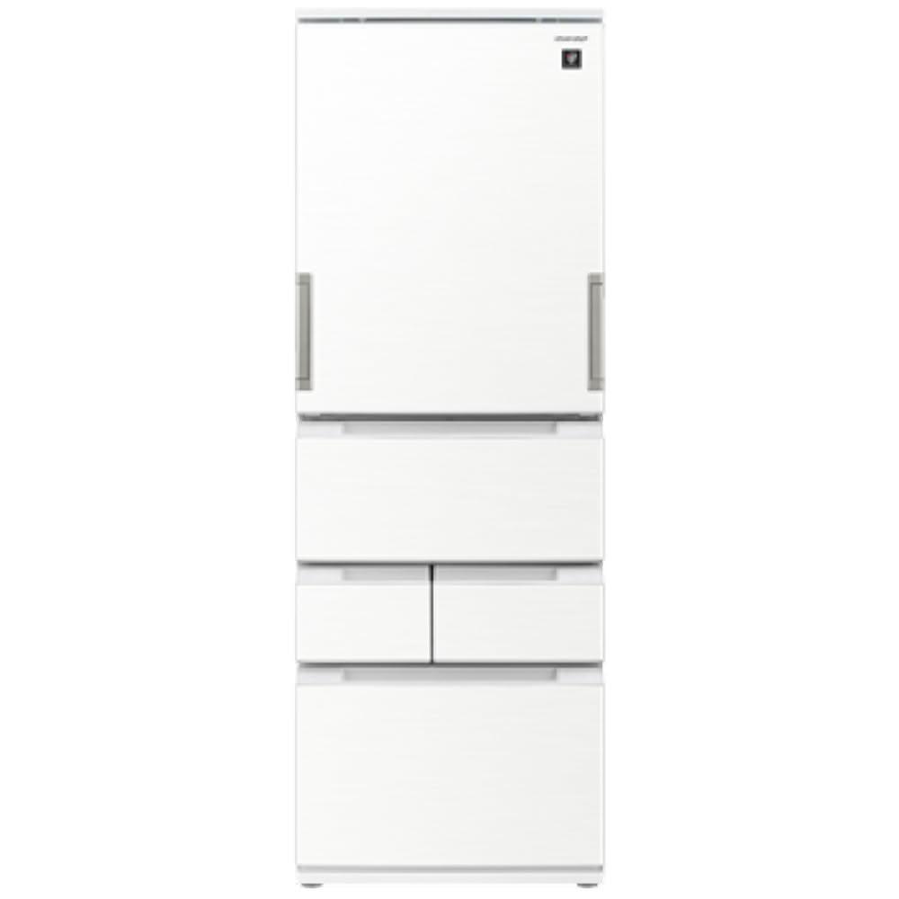 【SHARP 夏普】SJ-PW46KT自動除菌離子左右開任意門變頻冰箱 雅典白