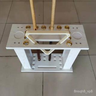 臺灣出貨 臺球球桿架立式放桿架16孔長方形落地式臺球桿架臺球用品配件