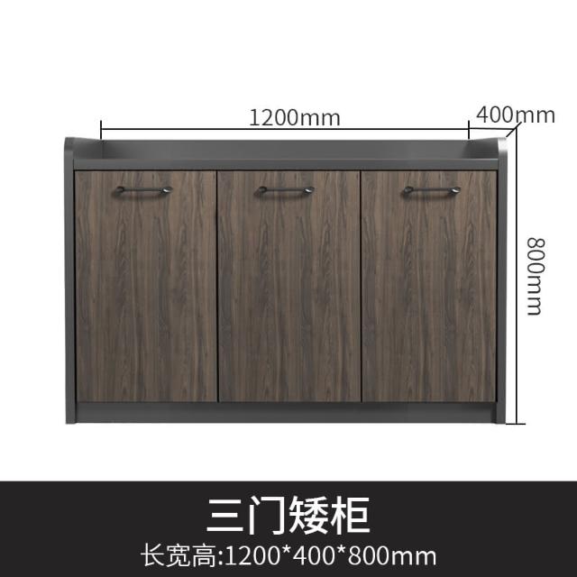 木製　御茶櫃 辦公室茶水櫃儲物櫃隔斷櫃收納櫃資料櫃邊櫃木質帶鎖辦公櫃檔櫃