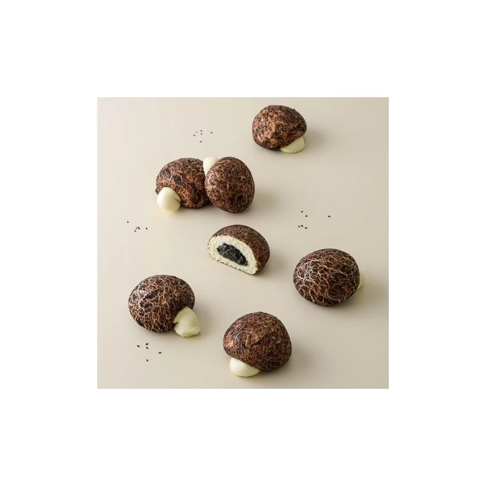 奇美食品 香菇造型芝麻包(全素)(4入)