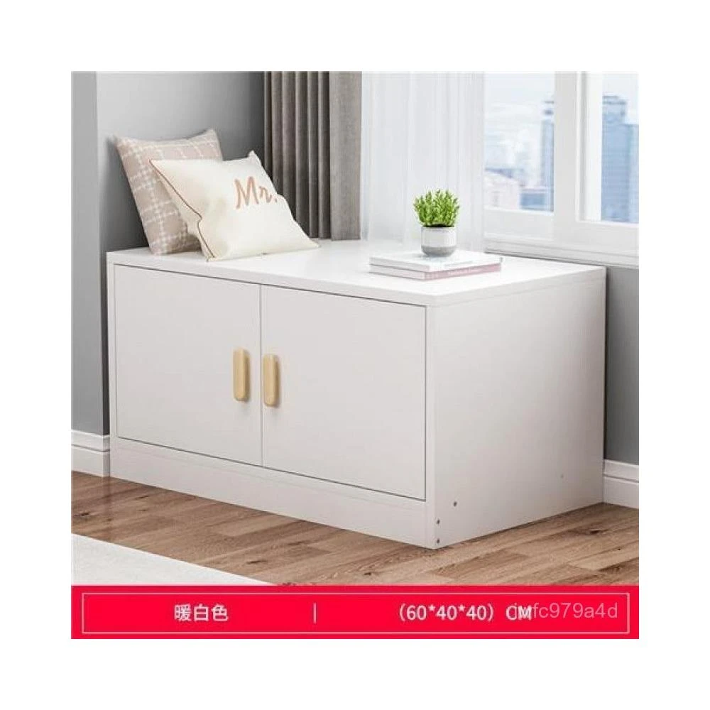 廠傢免運 飄窗櫃榻榻米櫃收納長條陽臺窗邊儲物櫃置物櫃可坐矮櫃子窗臺地櫃ytg