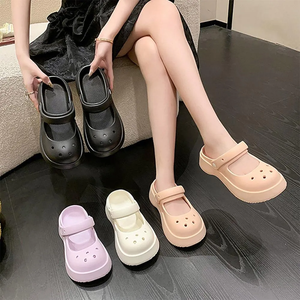 iFoot 瑪莉珍包頭洞洞鞋 防水洞洞鞋 洞洞鞋 瑪莉珍鞋 洞洞鞋女