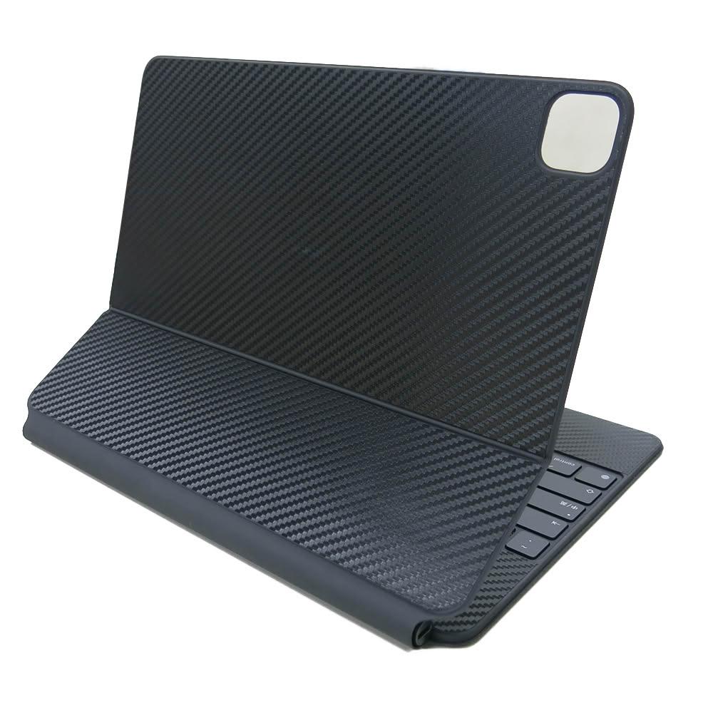Ezstick】iPad Pro 12.9吋6代A2480 巧控鍵盤黑色卡夢紋機身貼(含鍵盤