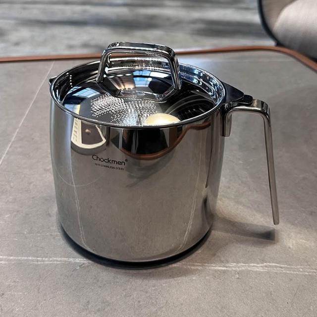 家用316不銹鋼油壺豬油罐儲油罐濾油壺帶蓋網廚房過濾油渣神器