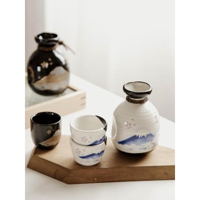 日本溫酒器進口酒具和風家用清酒盅日式山燒酒白酒杯送禮喬遷禮盒