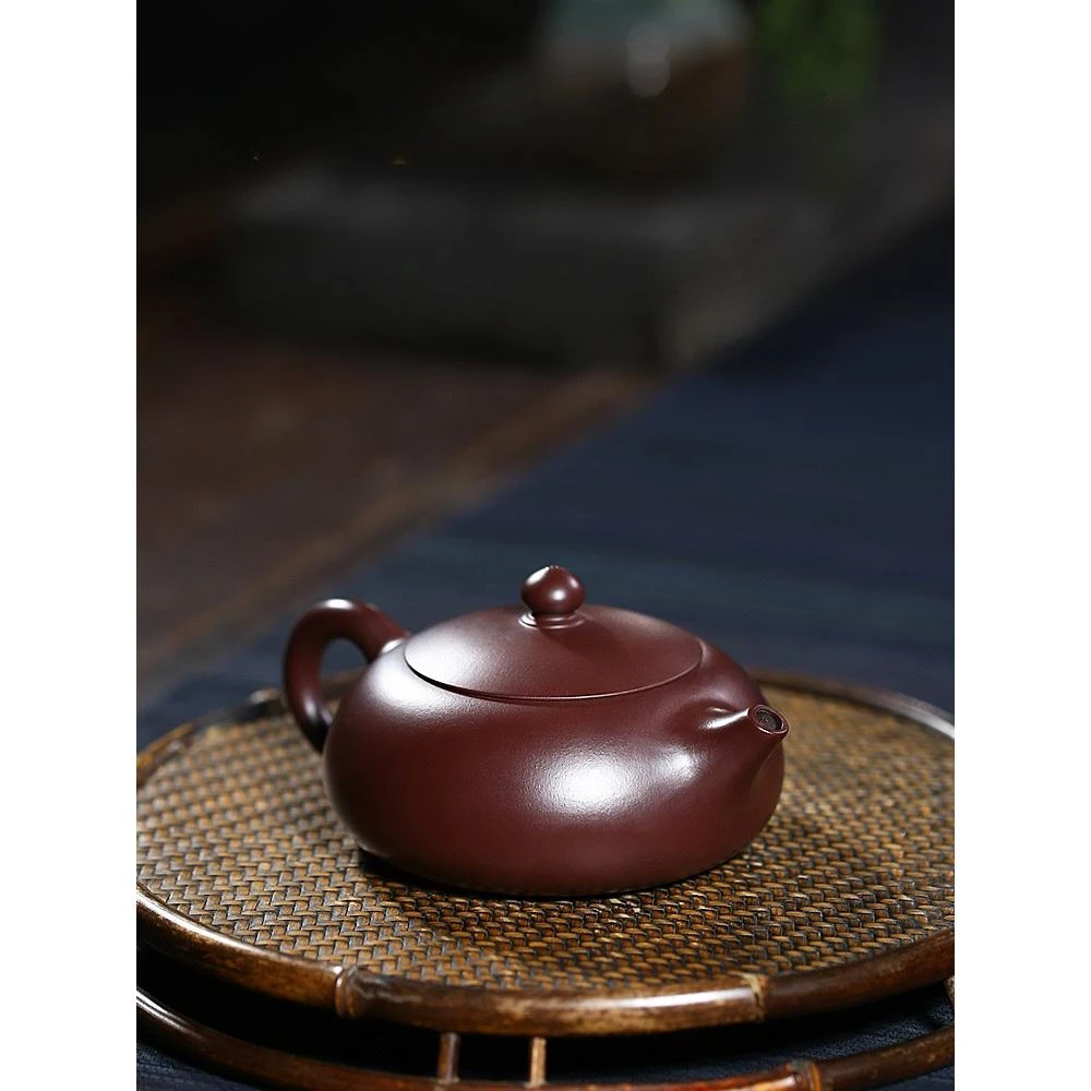 ★ 紫砂　茶壺　顧景舟　★ 宜興　急須　茶道　江蘇省　茶道具 正宗宜興紫砂茶壺顧景舟底槽清石瓢純手工泡茶壺高檔精品茶具套裝