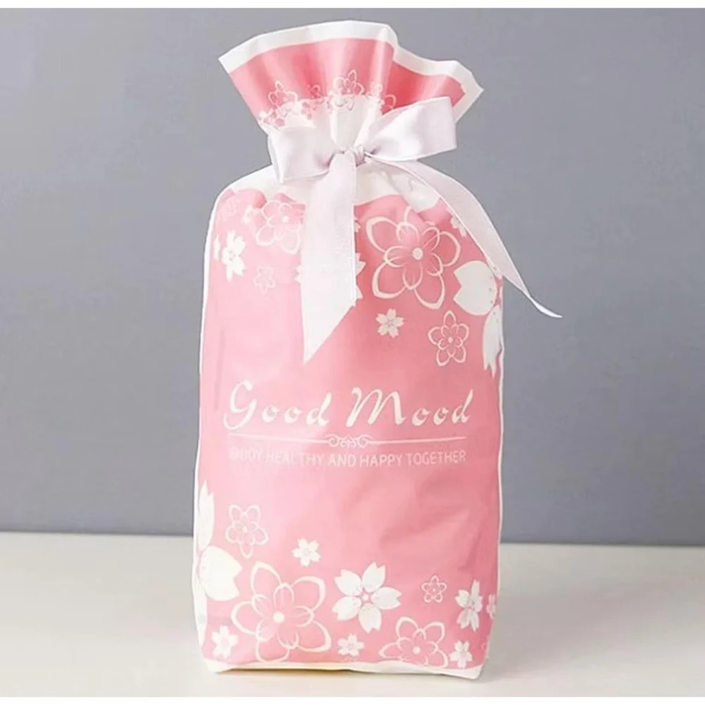 禎巧妙 台灣現貨 束口袋 新年 過年 春節 束口袋 抽繩袋 福袋 餅乾袋 生日派對 包裝袋子 婚禮小物 拉繩袋 喜糖袋 緞帶 蝴蝶結 糖果