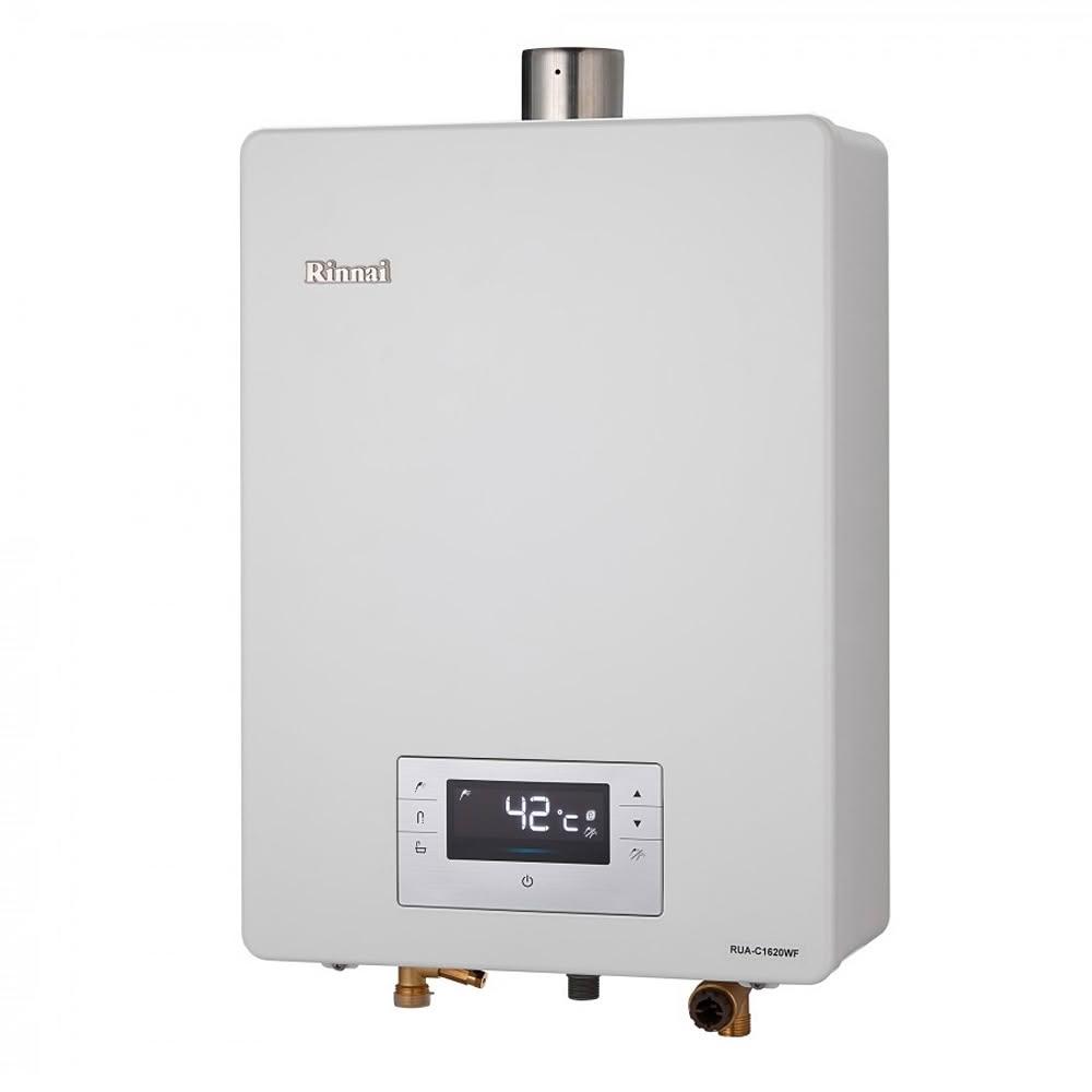 RINNAI林內 16L 屋內型強制排氣熱水器 RUA-C1620WF(NG1)