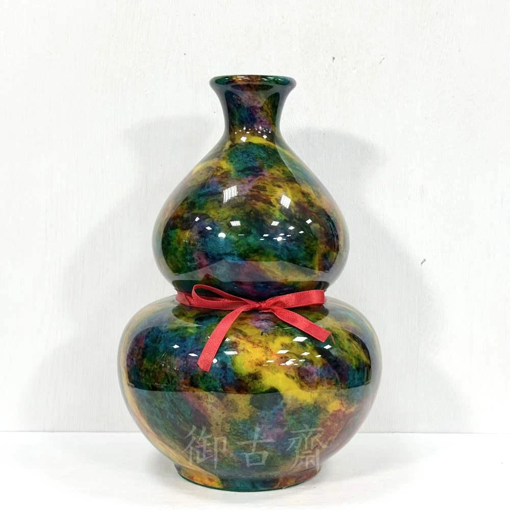 台湾　七彩玉花瓶　【新品】 厂家直销产地花莲台湾七彩玉花瓶送礼桌面日常装饰工艺品摆放