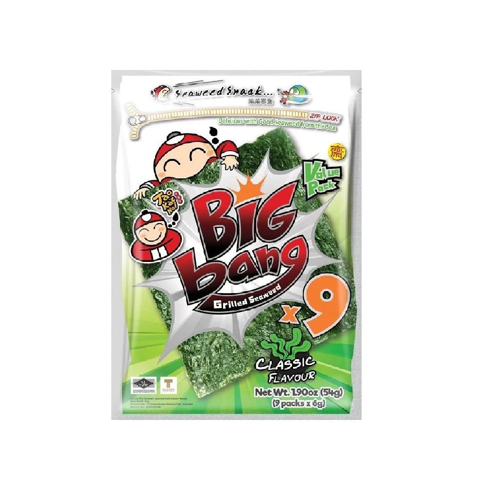 小老板超級大海苔超值包原味/辣味 54g泰國