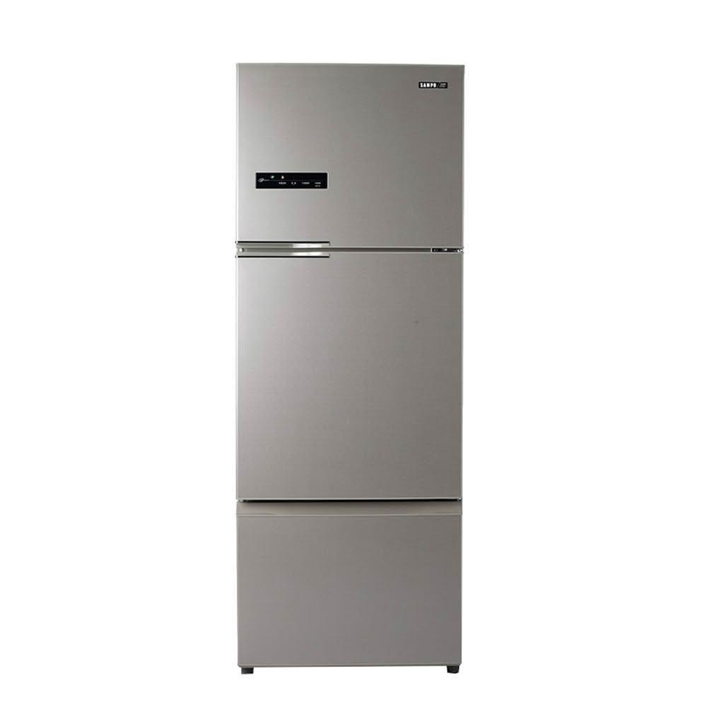 【SAMPO 聲寶】475L三門一級能變頻冰箱 SR-C48DV 含基本安裝+舊機回收