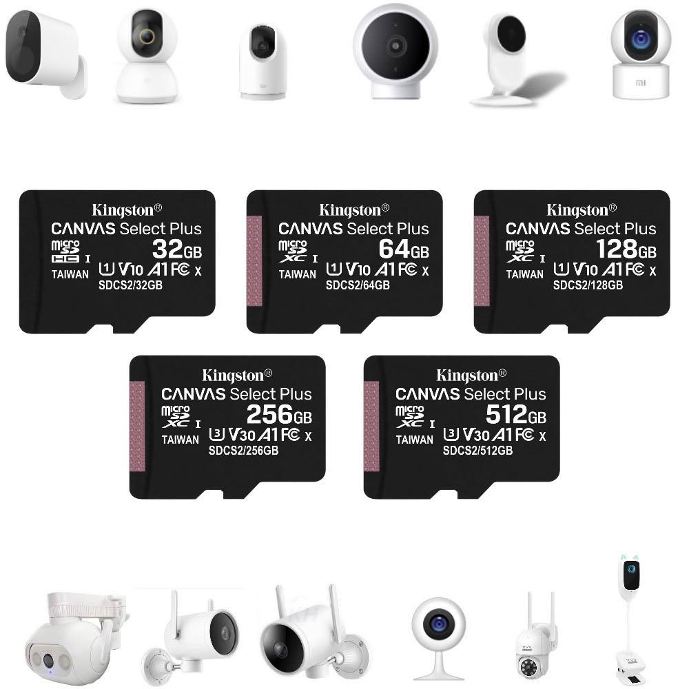 【Kingston 金士頓】 XIAOMI攝影機 記憶卡 MicroSD 32G 64G 128G 256G 512G 1TB U1 U3