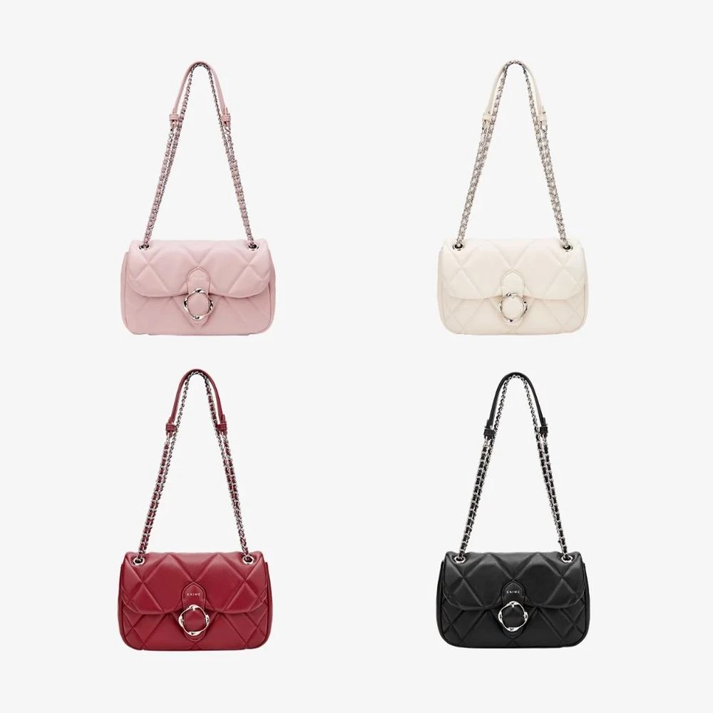 ★S'AIME★菱格絎縫束口水桶包 バケツ型ハンドバック/送料込 S'AIME】SAIME 東京企劃菱格絎縫束口水桶包
