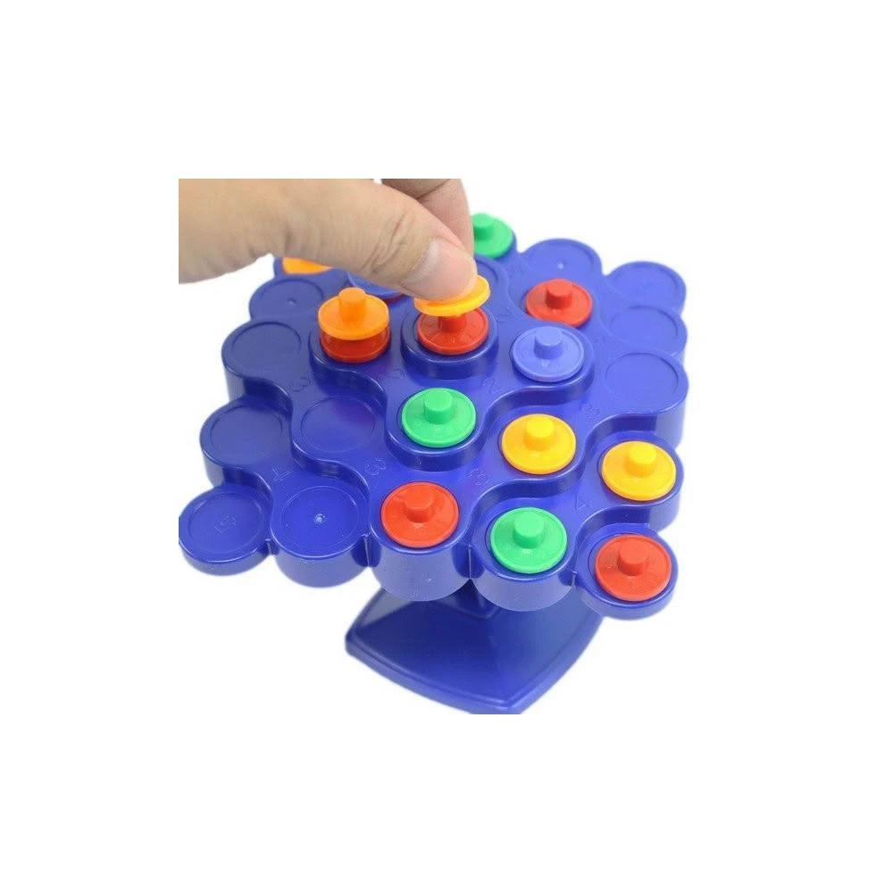 托普塔 智能平衡遊戲 NO-8111 /一個入 智力平衡遊戲 益智平衡樹 疊疊樂兒童親子互動桌遊 -CF107242