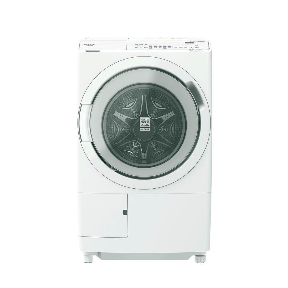 【HITACHI 日立】12KG 日製AI智能感測變頻左開滾筒洗脫烘洗衣機BD-SX120HJ-W